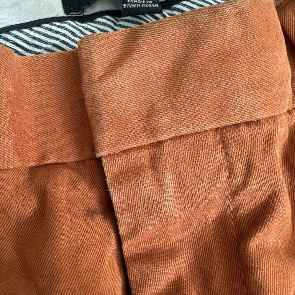 Banana Republic Aiden‎ Chino Slim Fit Stretc Rust Men's Pants 32X32 - Picture 5 of 8